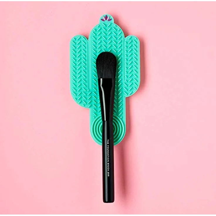 3INA MAKEUP Cactus Cleanser Silikon-Pinsel- und Schwamm-Reinigungspad, vegan und cruelty free, Reise-Accessoire – Bild 1