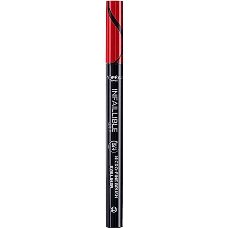 L'Oréal Paris Infaillible 36H Grip Micro-Fine Liner Obsidian, Eyeliner für ultra-feine Liner Looks, 0, 4ml – Bild 1