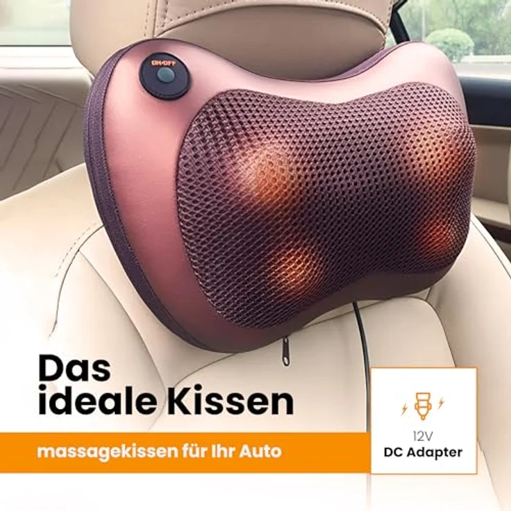 Extralink Smartlife Massage Pillow, Massagegerät mit Infrarot-Heizfunktion und Shiatsu-Massage, vielseitig einsetzbar – Bild 7