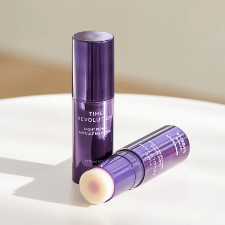 MISSHA Time Revolution Night Repair Ampoule Stick, Verjüngende Hautpflege mit verbesserter Textur und Elastizität, tragbares Design, 10 g – Bild 5