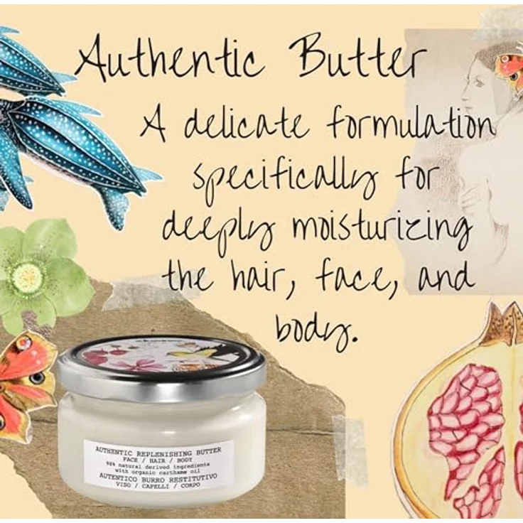 Davines Authentic Fórmulas Mantequilla Hidratante, feuchtigkeitsspendende Bodylotion, 1 x 0.2 kg – Bild 3