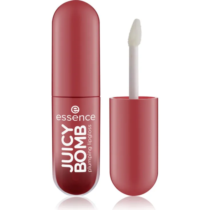 essence Juicy Bomb Lipgloss, vergrößernder Effekt in Farbton 05 Soft Apricot, 2.6 ml, vegan und glanzverstärkend