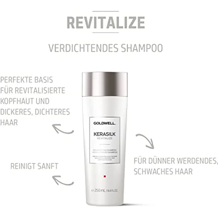 Goldwell Kerasilk Revitalize Verdichtendes Shampoo 250 ml – Bild 2