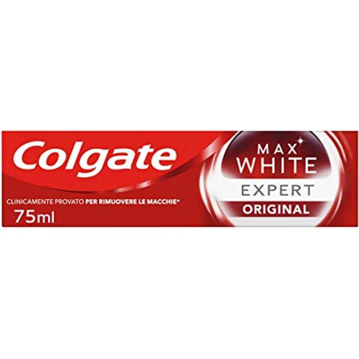 Colgate Max White Expert White Original 12 Packungen mit 75 ml Die weißsten Zähne in 5 Tagen* I Sanfte Aufhellung Die fortschrittliche Whitening-Technologie I Zahnaufhellung – Bild 4