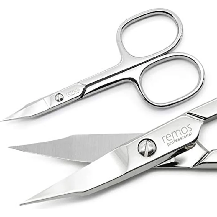 remos professional body care REMOS Nagelschere mit Turmspitze aus gehärtetem Stahl, 9.5cm, präzise Schneiden und langlebige Schärfe – Bild 3
