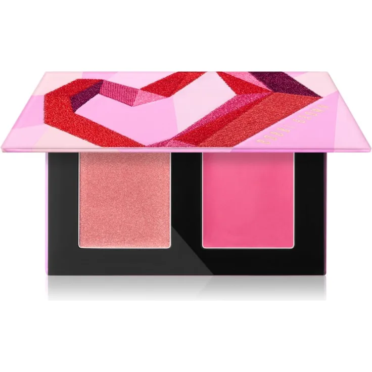 Bobbi Brown Threads of Love Cream Glow Highlighter + Pot Rouge Palette, Pink Duo, 4 g, hochpigmentierter Rouge- und Highlighter-Set