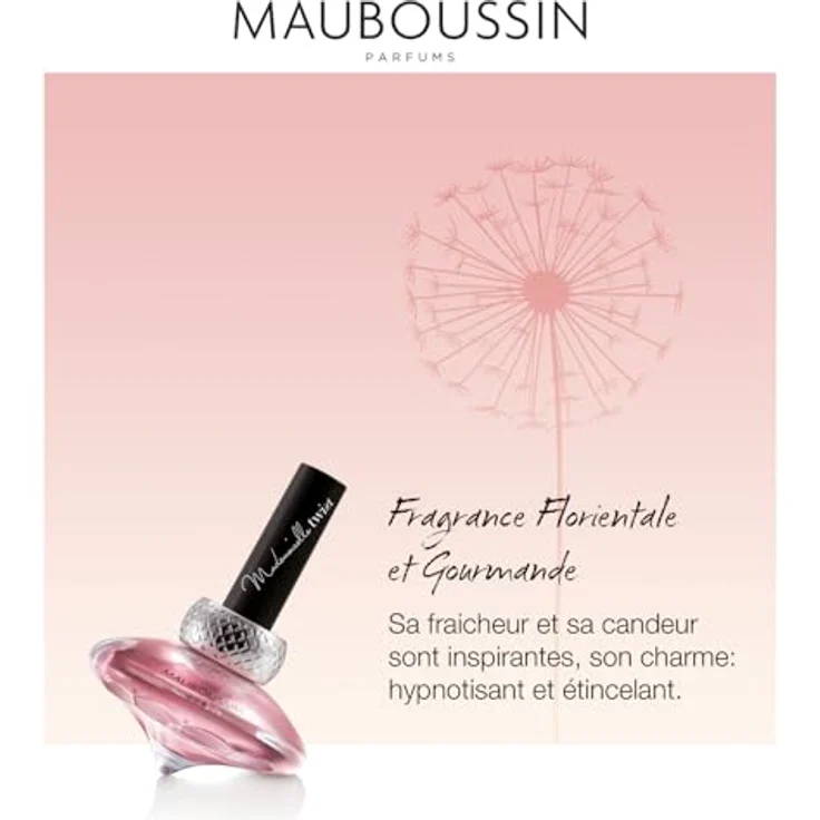 Mauboussin - Mademoiselle Twist - Eau De Parfum für Damen - 40ml - Blumig, Orientalisch & Gourmandig - Facettierter Flakon-Toupie – Bild 3