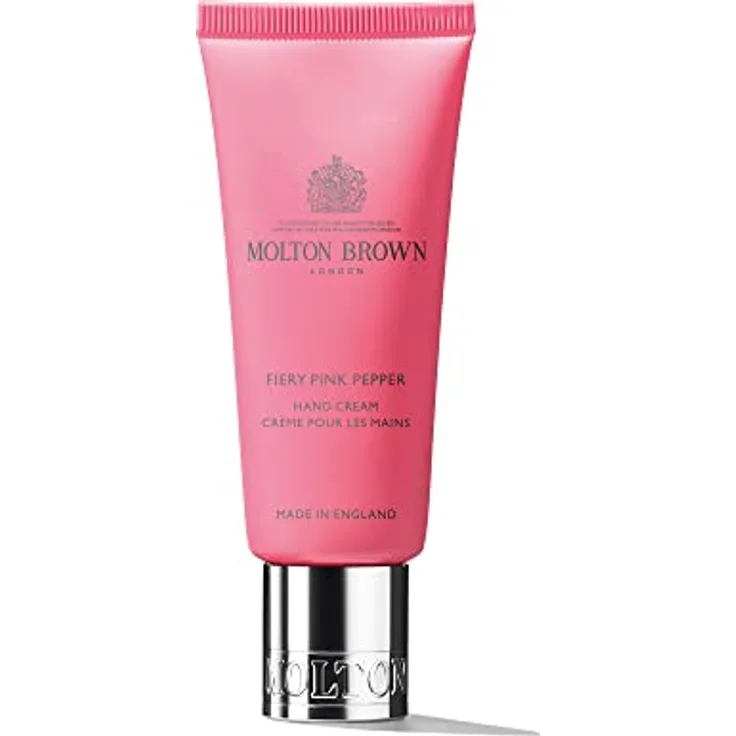 Molton Brown Fiery Pink Pepper Handcreme 40 ml, regenerierende Handpflege mit rosa Pfeffer, warmem Ingwer und üppigem Patschuli
