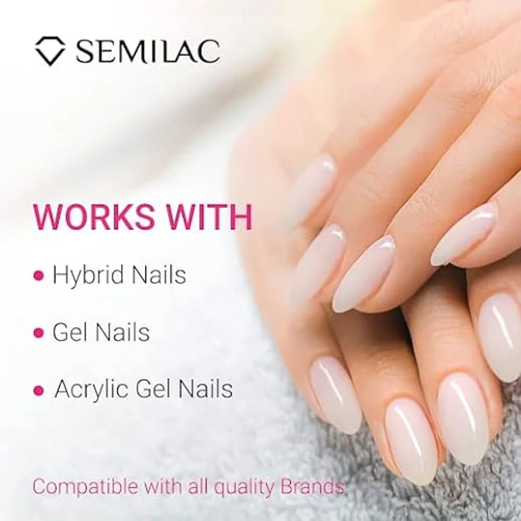 Semilac Primer UV LED Nagellack Gel Nägel Maniküre Gellack Gel Polish 7 ml Schützt die Nägel vor Verletzungen – Bild 5