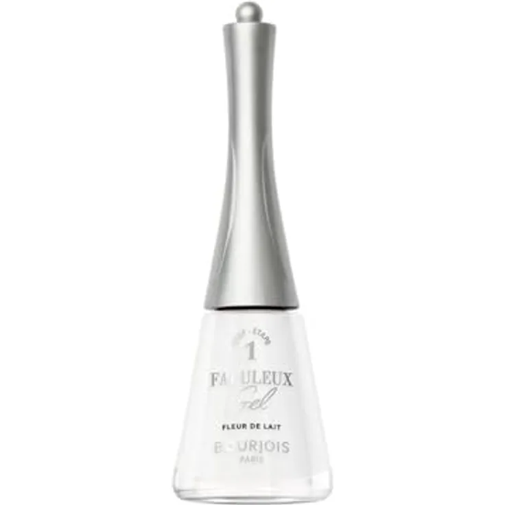 Bourjois Fabelhafter Gel-Nagellack 95 Fleur de Milch, Jellygloss Textur, langanhaltendes glänzendes Finish, vegane Formel, 9 ml