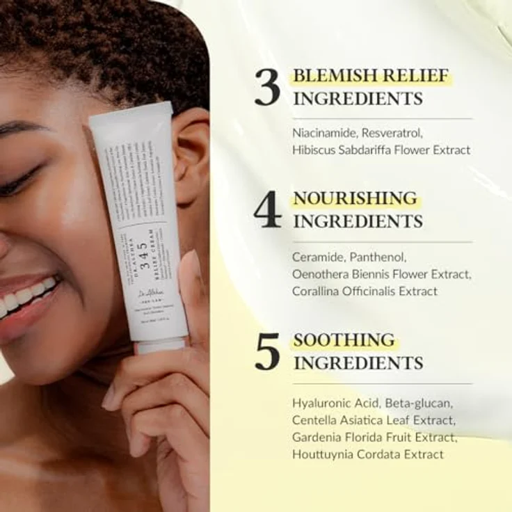Dr. Althea 345 Relief Cream, Feuchtigkeits-Gel-Creme mit Niacinamid und Panthenol für empfindliche Haut, 50 ml – Bild 2