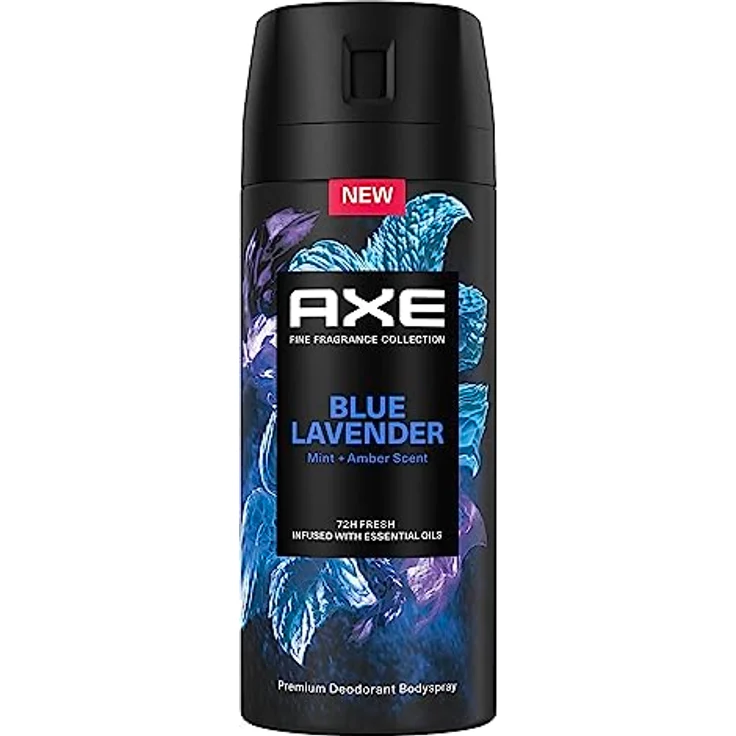 Axe Premium Bodyspray Blue Lavender Deo ohne Aluminiumsalze mit 72 Stunden Schutz gegen Körpergeruch 150 ml 1 Stück – Bild 1