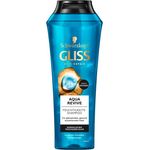 Gliss Shampoo Aqua Revive (250 ml), Haarshampoo bietet eine Extraportion Feuchtigkeit und gesunden Glanz, Feuchtigkeitsshampoo für normales bis trockenes Haar