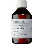 Rizinusöl 250ml - reines Öl von wesentlich. - Pflege für Haut und Haar - Wimpern und Augenbrauen