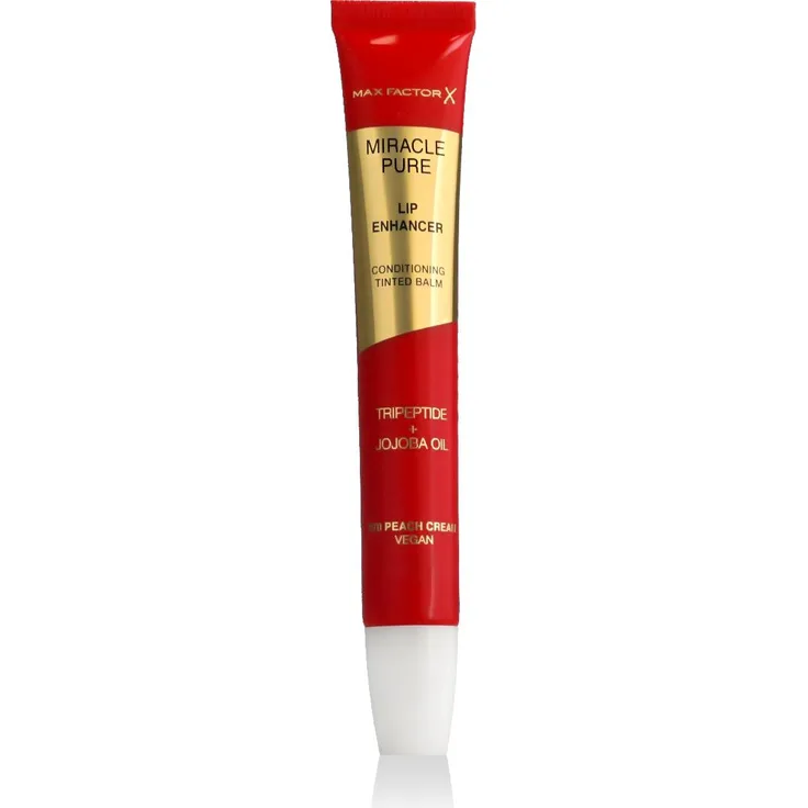 Max Factor Miracle Pure Lip Enhancer 070 Pfirsich Creme, hochglänzender Lipgloss mit Feuchtigkeitspflege, 12 ml