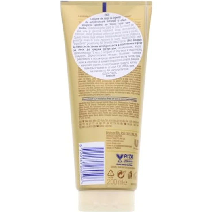 Dove Summer Revived Self Tan Bodylotion, 3er Pack je 200ml, Light to Medium – Bild 3