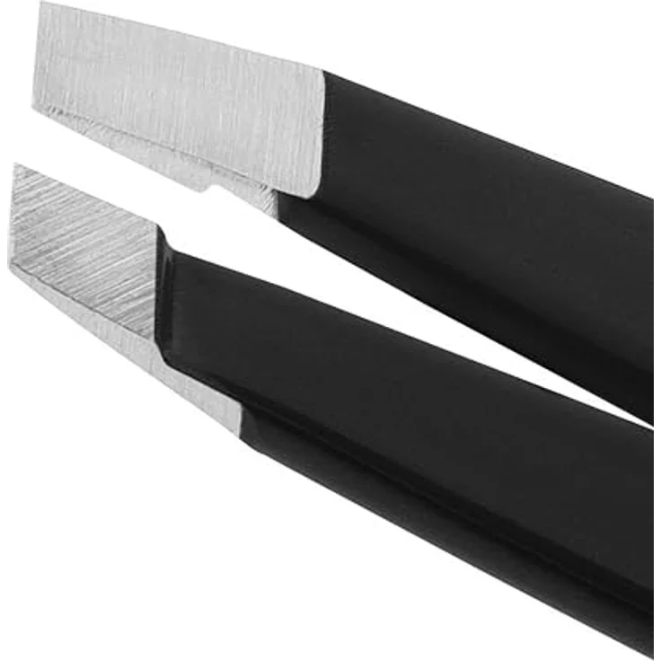 TWEEZERMAN Schräge Pinzette – The Devil Wears Prada 2 Slant Tweezer, Handgefeilte Spitzen für perfekte Augenbrauen, Rostfreier Edelstahl – Bild 3