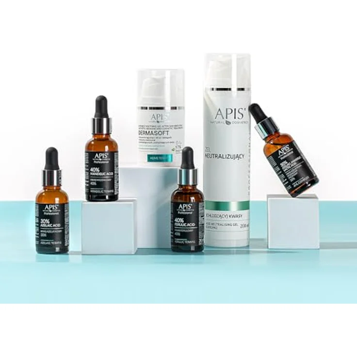 Apis EXFOLIATION Kühlungsgel 200 ml - Neutralisiert AHA-Säuren, reduziert Rötungen und Schwellungen, mit Mimose- und Wasserlilien-Extrakt, für alle Hauttypen geeignet – Bild 3