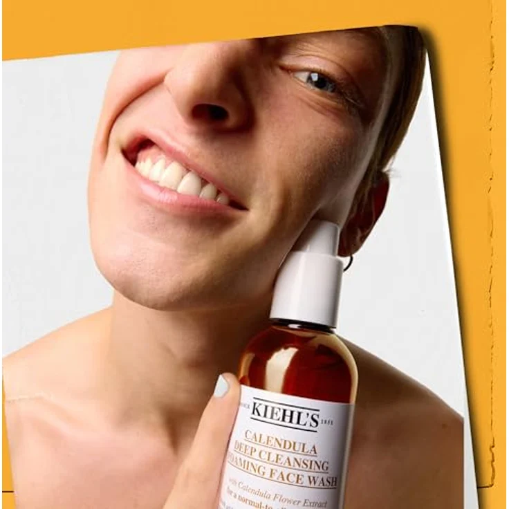 Kiehl's Calendula Deep Cleansing Foaming Face Wash, für Damen und Herren, 500 ml – Bild 5