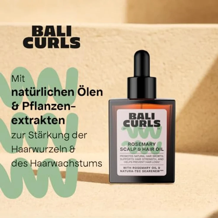 Bali Care Haaröl Rosemary Scalp & Hair Oil, 30ml – Nährstoffreiche Pflege für dünner werdendes Haar mit Rosmarin und Aloe-Extrakten – Bild 3