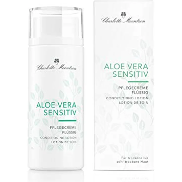 Charlotte Meentzen Aloe Vera Sensitiv Pflegecreme Flüssig 150 ml Tagespflege – Bild 2