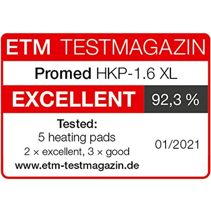 Promed Heizkissen HKP 1.6 XL, 46x35 cm, Wärmekissen, Heizdecke – Bild 5
