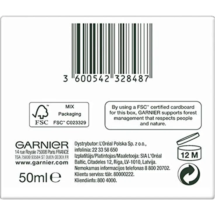 Garnier Haut Naturals Hyaluronic Aloe Cream, leichte Pflegecreme für trockene und empfindliche Haut, 50ml – Bild 3