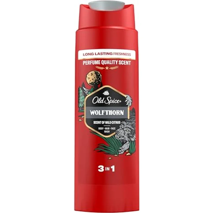 Old Spice Wolfthorn Duschgel für Männer XL 400ml Maskuliner Duft – Bild 1