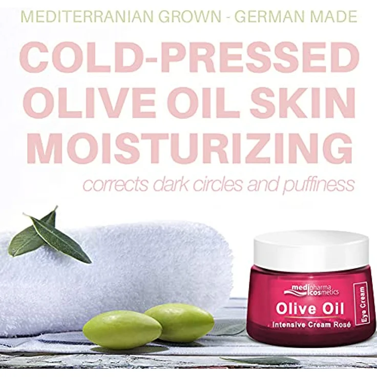 medipharma Cosmetics medipharma cosmetics Olivenöl Intensivcreme Rose Augencreme Anti-Aging 15 ml – Bild 3