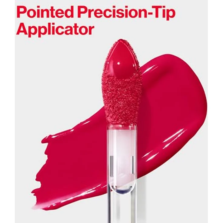 Revlon ColorStay Satin-Tinte, Flüssiger Lippenstift in 020 On a Mission, langanhaltend, reichhaltige Lippenfarben, 0,5 ml – Bild 5