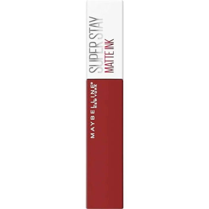 Maybelline New York Super Stay Matte Ink Hustler (Rot), 16h Halt, Vegane Formel, 5ml – Bild 1