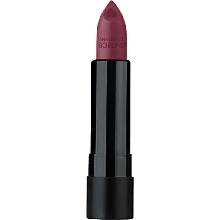 ANNEMARIE BÖRLIND LIPPEN EFFECTIVE NATURAL BEAUTY Lipstick Cassis (4 ml) - Intensive Farben & Glanz mit Pflegender Wirkung, Hyaluron Spendet Feuchtigkeit & Glättet, Vegan