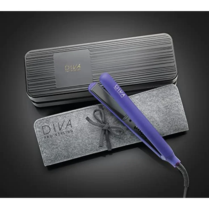 Diva Pro Styling Digital Styler Haarglätter-Glätteisen automatische Abschaltfunktion, violet – Bild 11
