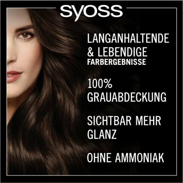 Syoss Oleo Intense Öl-Coloration 4-86 Schokoladenbraun Stufe 3 (3 x 115 ml), dauerhafte Haarfarbe mit pflegendem Öl, Coloration ohne Ammoniak – Bild 3