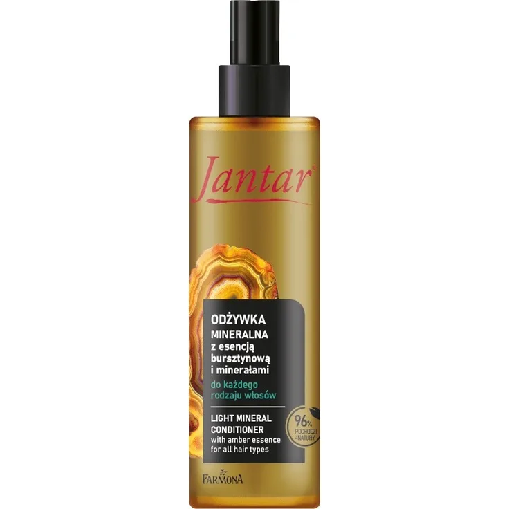 Farmona Jantar Haarspülung mit Bernsteinessenz, 200ml, nährend und glättend für geschmeidiges, glänzendes Haar