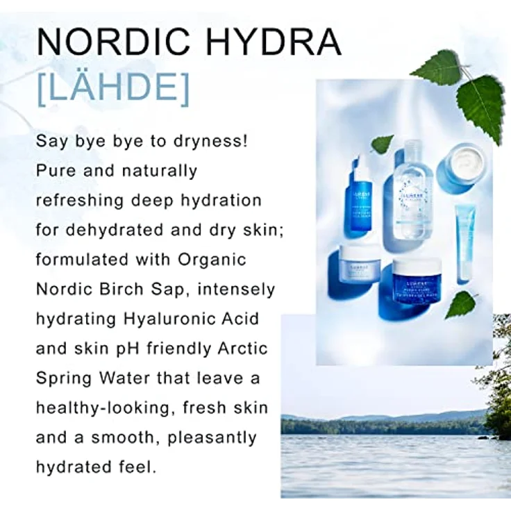 LUMENE NORDIC HYDRA [LÄHDE] Arctic Aqua Foaming Cleanser, Hautreinigungsmittel, 150ml – Bild 4