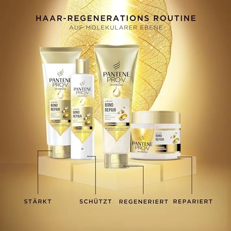 Pantene Pro-V Molecular Bond Repair Pflegespülung mit Biotin 160ml für Trockenes Haar - Sichtbar Gesünderes Haar – Bild 5