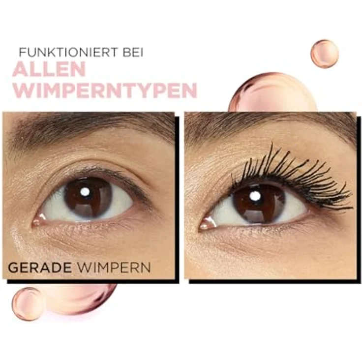 L'Oréal Paris Lash Paradise Mascara, Doppelpack für Länge und Volumen, schwarze Wimperntusche, 2 x 6 ml – Bild 2