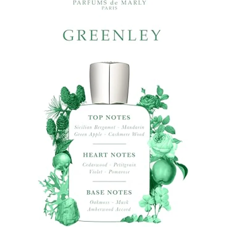 Parfums de Marly - Greenley 75 ml EDP, Herrenduft mit vertikaler Überdosierung von Kaschmirholz, frisch und leuchtend, Maison de Haute Parfumerie, Made in France – Bild 4