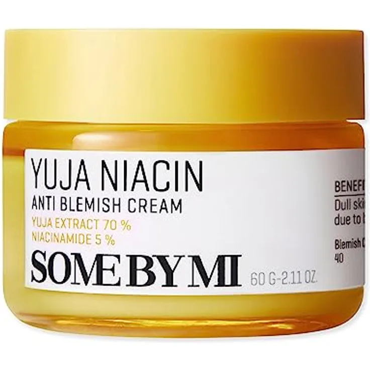SOME BY MI Yuja Niacin Anti-Makel-Creme, 60 ml mit 5% Niacinamid zur Hautaufhellung und Verbesserung der Hautstruktur