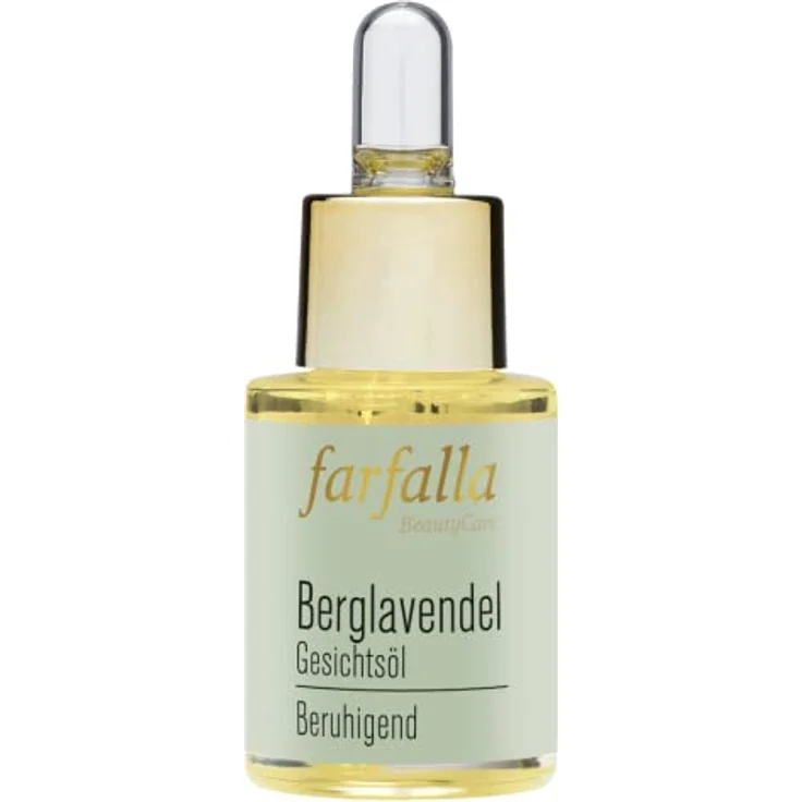 farfalla Gesichtsöl Berglavendel - 15ml - Hautberuhigung & Schutz - Hautpflegeöl mit Wildem Berglavendel - 100% zertifizierte Naturkosmetik – Bild 1