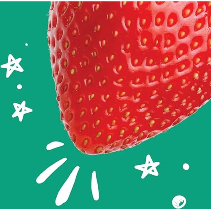 Bear Fruits Strawberry Entwirren + Glanz Haarmaske mit wiederverwendbarer Haube, 20 ml - Pflegende Haarkur mit erdbeer-extrakten und erfrischendem Duft – Bild 5