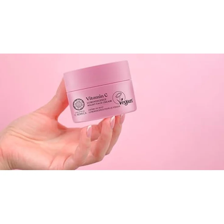 Natura Siberica OBLEPIKHA C-BERRICA Luminescence Nachtcreme, regenerierende Nachtpflege mit Vitamin C, 50 ml für strahlende Haut und intensive Feuchtigkeit – Bild 3