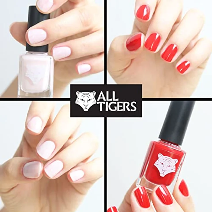 All Tigers - Nagellack - 190 Base + Top coat transparent 11 ml – Bild 5
