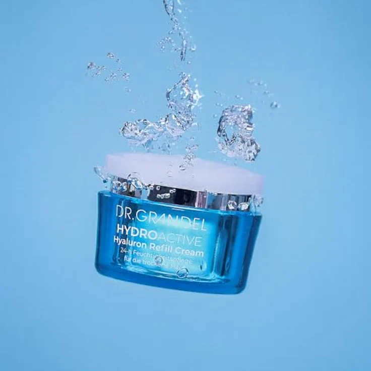 Dr. Grandel Hydro Active - Hyaluron Refill Cream 50 ml mit pflegender Wirkung – Bild 4