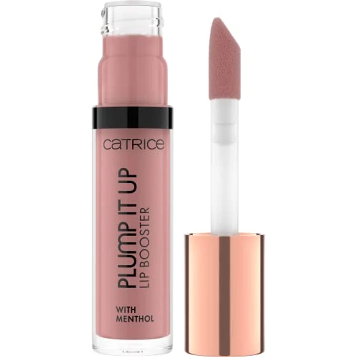 Catrice Plump It Up Lip Booster, Lipgloss, Lip Gloss, Nr. 040 Prove Me Wrong, nude, kühlend, Färbeeffekt, vergrößernd, glänzend, vegan, ohne Alkohol (3,5ml) – Bild 1