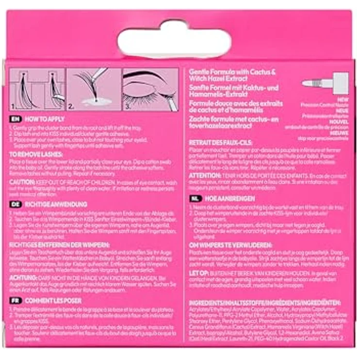 KISS Superstick Glue, Wimpernkleber für künstliche Wimpern, 6.5 g, schnelltrocknend, schwarz – Bild 10
