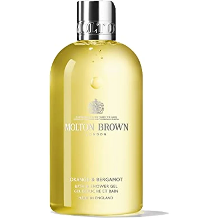 Molton Brown Orange & Bergamot Bade- und Duschgel 300 ml, belebende Zitrusnoten – Bild 1