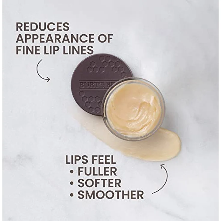 Burt's Bees Intensive Nachtpflege für die Lippen, 100% natürliche Inhaltsstoffe mit Ceramiden und Jojobaöl, 20 g – Bild 4
