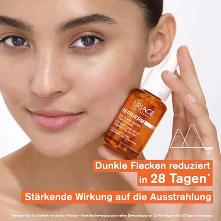 Uriage Dépiderm Anti-Dark Spot Serum Brightening Booster 30ml - Konzentriertes 20% Vitamin C Complex & Niacinamid - Reduktion von Dunklen Flecken in 28 Tagen! 94% Natürlichen - Empfindliche Haut – Bild 3